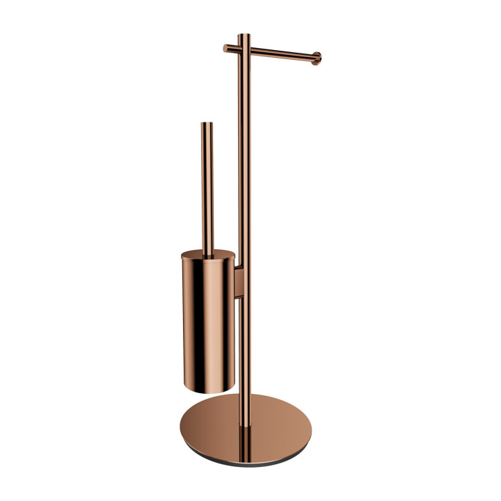 Ständer für Papier i szczotkę toaletową, Omnires Modern Project - Miedź  