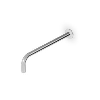 Arm natryskowe aus rostfreiem Stahl 35 cm, Zucchetti - Gebürsteter stahl