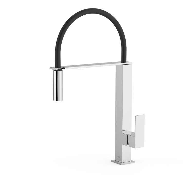 Armatur Einhebel- z elastyczną wylewką Küchen-, Tres Cocina - Chrom 