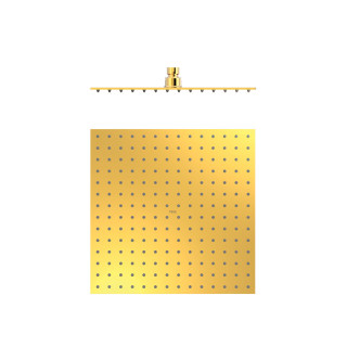 Kopfbrause 30x30 cm, Tres Complementos Ducha - 24-K Matowe różowe Gold
