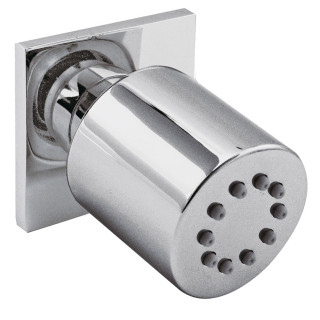 Dysza mit Hydromassage, Tres Complementos Ducha - Chrom