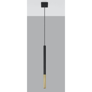 Lampa hängend Sollux Ligthing MOZAICA 1, G9  1X12W, schwarz/miedź
