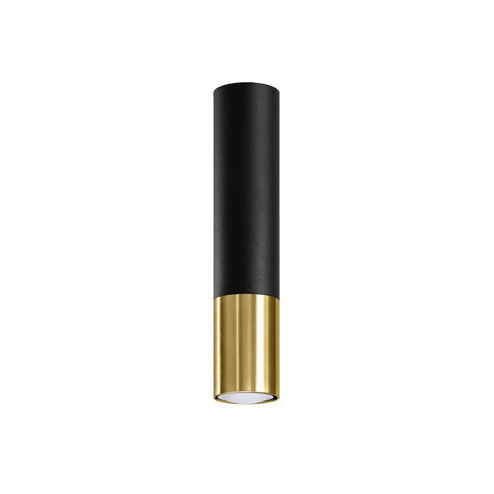 Wandleuchte Sollux Ligthing LOOPEZ , GU10  2x40W, schwarz/miedź