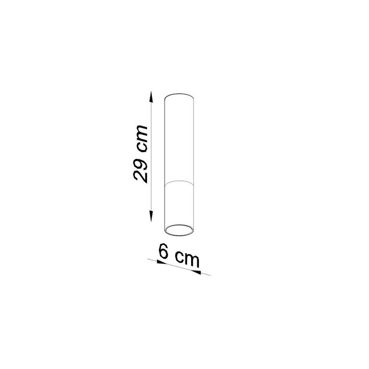 Wandleuchte Sollux Ligthing LOOPEZ , GU10  2x40W, schwarz/miedź