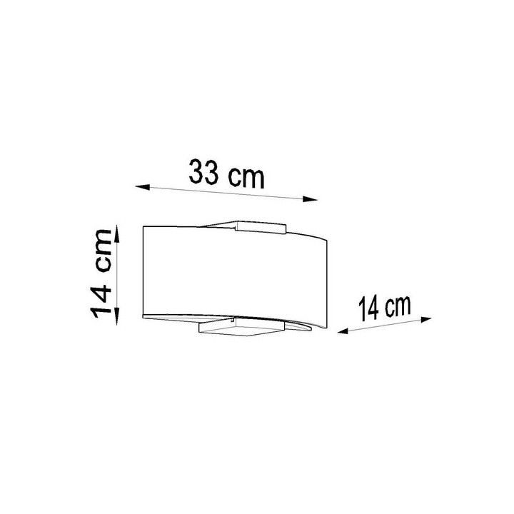 Plafon Sollux Ligthing LOOPEZ , GU10  1x40W 1x12W, schwarz/golden