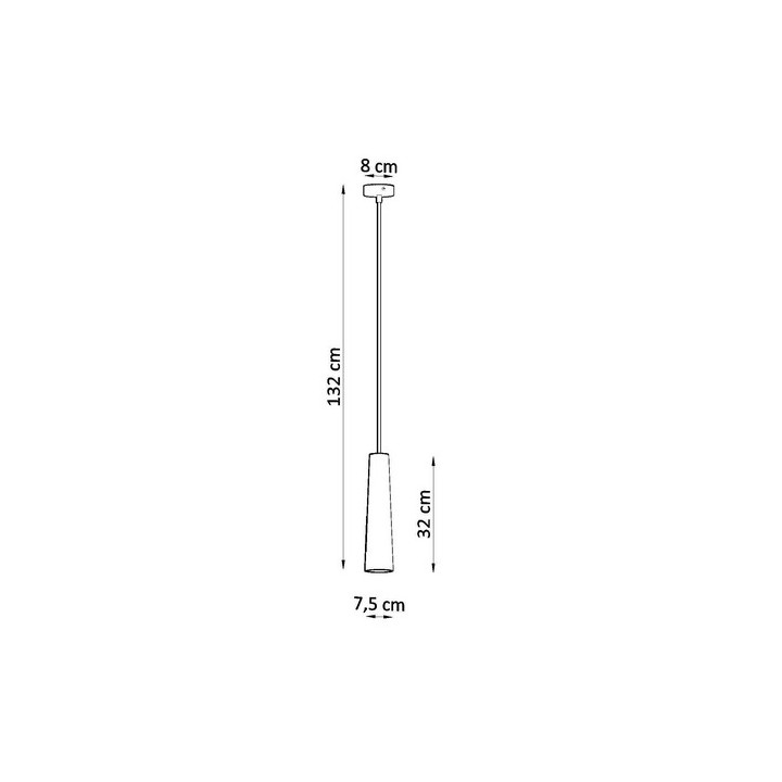 Lampa hängend Sollux Ligthing LOOPEZ 3L, GU10 3x40W, 3x12W LED,  schwarz/Chrom