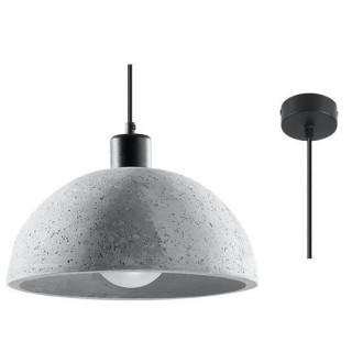 Lampa hängend Sollux Ligthing LOOPEZ 1, GU10  40W, schwarz/golden