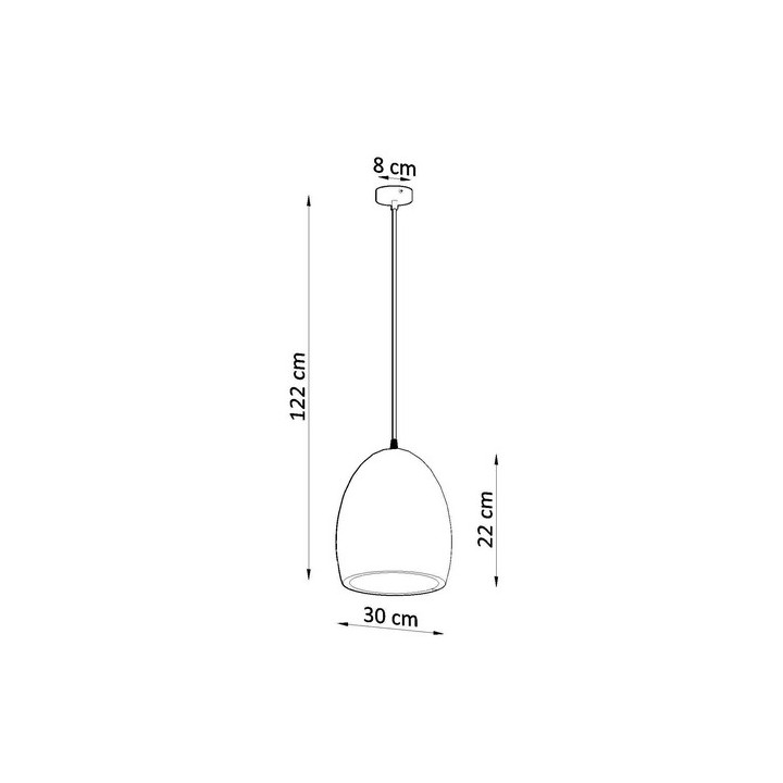 Lampa hängend Sollux Lighting MOZAICA 3L, G9 3x12W LED,  schwarz/miedź
