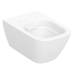 Geberit Smyle Square Hängend Becken WC, Tiefspül-, 35x54cm, ukryte mocowania, Rimfree