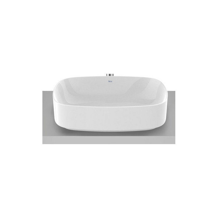 Aufsatzwaschtisch 60 cm, oval, Rea Nadia - Weiß