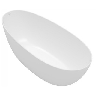 Badewanne rechteckig Villeroy & Boch Subway 3.0, 180x80cm, Quaryl, weiß