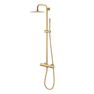 Wannenarmatur freistehend Vema Otago,Auslauf 231mm, brushed gold