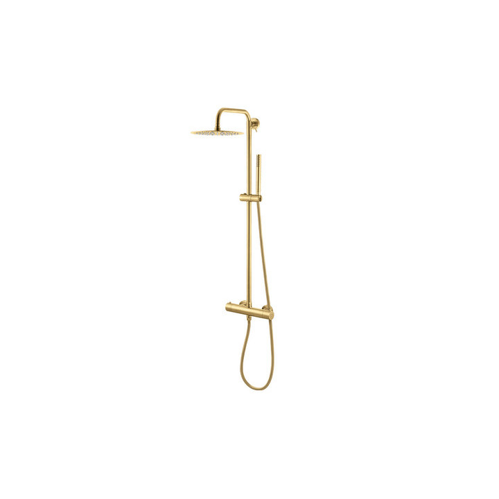 Wannenarmatur freistehend Vema Otago,Auslauf 231mm, brushed gold