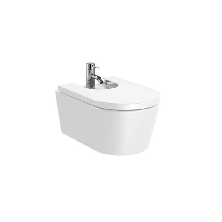 Bidet hängend Roca Inspira Round 370x560x250mm weiß- sanitbuy.pl
