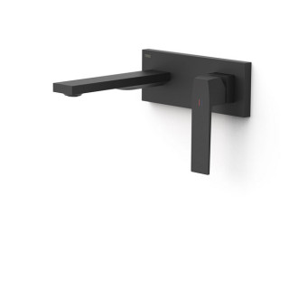 Element zur Wandmontage do podtynkowego korpusu baterii umywalkowe TRES Slim Exclusive, Auslauf 180mm, Chrom
