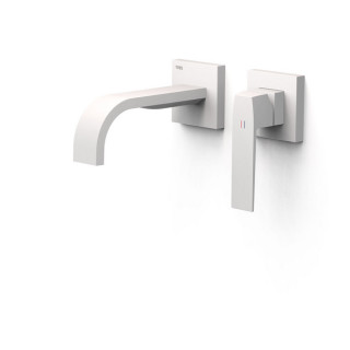 Element zur Wandmontage do podtynkowego korpusu baterii umywalkowe TRES Slim Exclusive, Auslauf 180mm,  Chrom