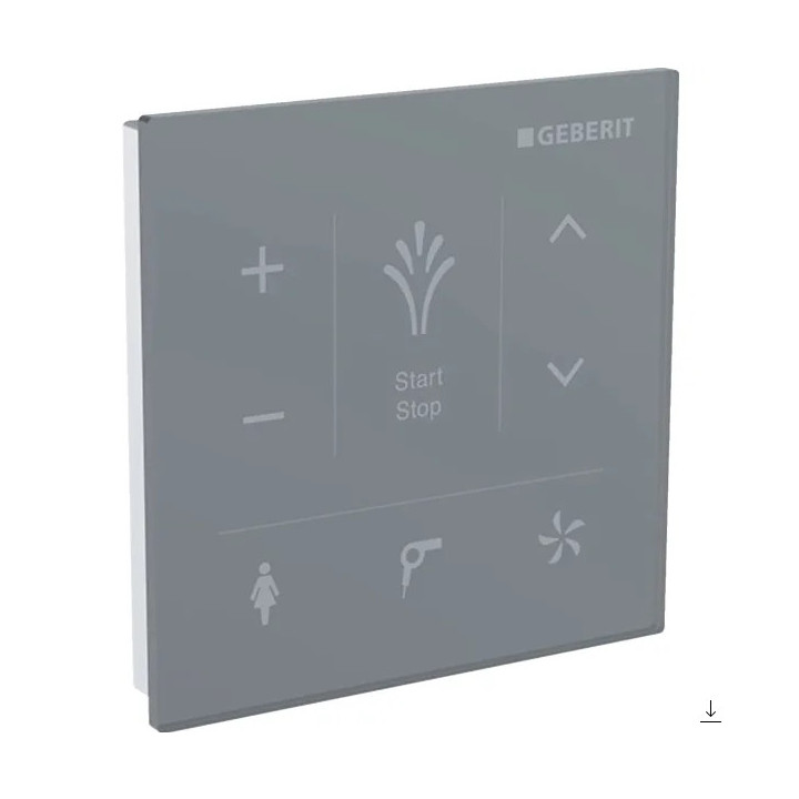 Zur wandmontage panel sterujący Geberit AquaClean, schwarz