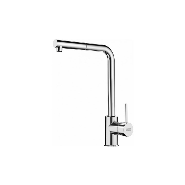 Küchenarmatur Franke Sirius L Side pull-out  , Höhe 333mm, obrotowa i herausziehbarer Auslauf, beżowy/Chrom