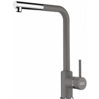 Küchenarmatur Franke Sirius L Side pull-out  , Höhe 333mm, obrotowa i herausziehbarer Auslauf, weiß polarny/Chrom