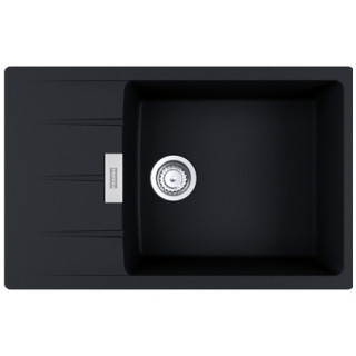 Zlewozmywak wbudowywany, Franke Centro CNG 611-78 XL - schwarz matt