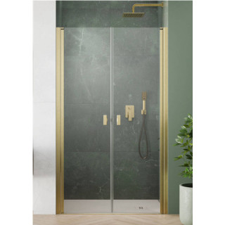 Tür Dusch- Radaway Nes 8 Black DWD+2S 80, 2-flügelig, 800x2000mm, Glas transparent, profil schwarz