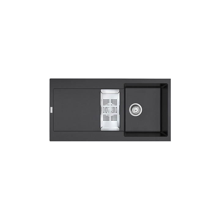 Zlewozmywak wbudowywany, Franke Maris MRG 651-97 ,schwarz Abfluss, schwarz matt