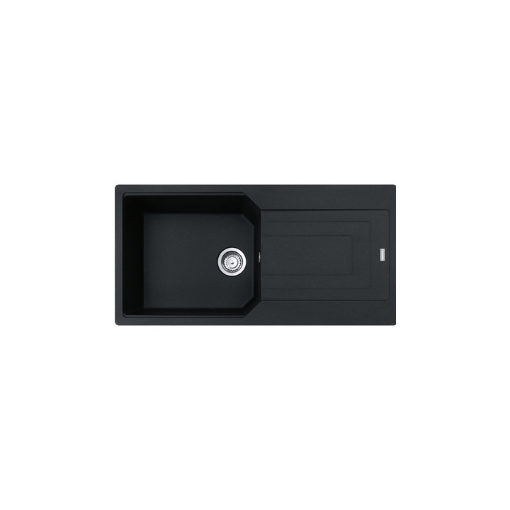 Zlewozmywak wbudowywany, Franke Urban UBG 611-100 XL , schwarz Abfluss,schwarz matt