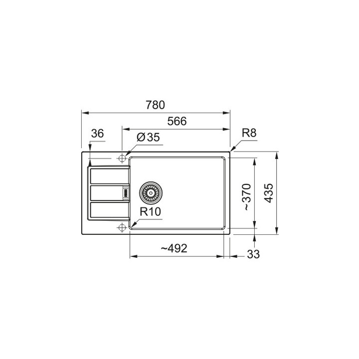 Zlewozmywak Franke Sirius 2.0 S2D 651-78  , onyx