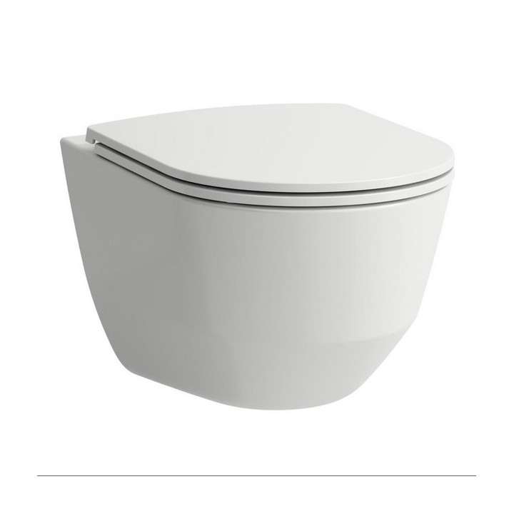 Becken abgehängt WC Laufen Palace, 56x36cm, rimless, bezrantowa, weiß