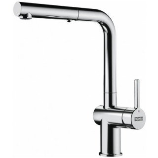 Armattur mit Drehauslauf Franke Active J pull-out spray , Höhe 312mm, Auslauf wyciągana, schwarz matt