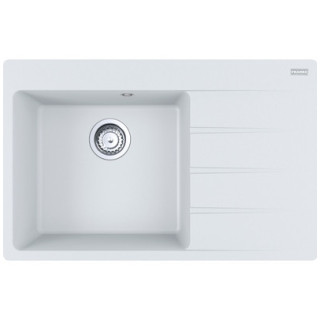 Zlewozmywak Franke Centro CNG 611-78 TL, ociekacz von links strony, schwarz Abfluss, schwarz matt