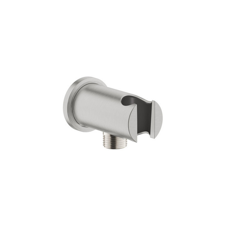Kolanko Dusch- mit Griff Grohe Rainshower, brushed hard graphite