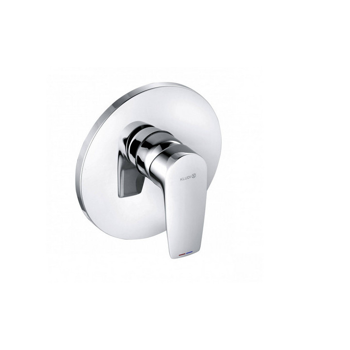 Unterputz  Armatur für die Wanne und die Brause Push&Switch, Kludi Pure&Solid, Chrom