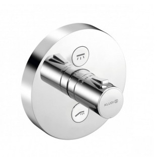 Unterputzarmatur mit Thermostat DN15  Kludi Push, Chrom