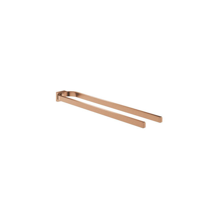 Halter Grohe Essentials für Handtücher, brushed cool sunrise 