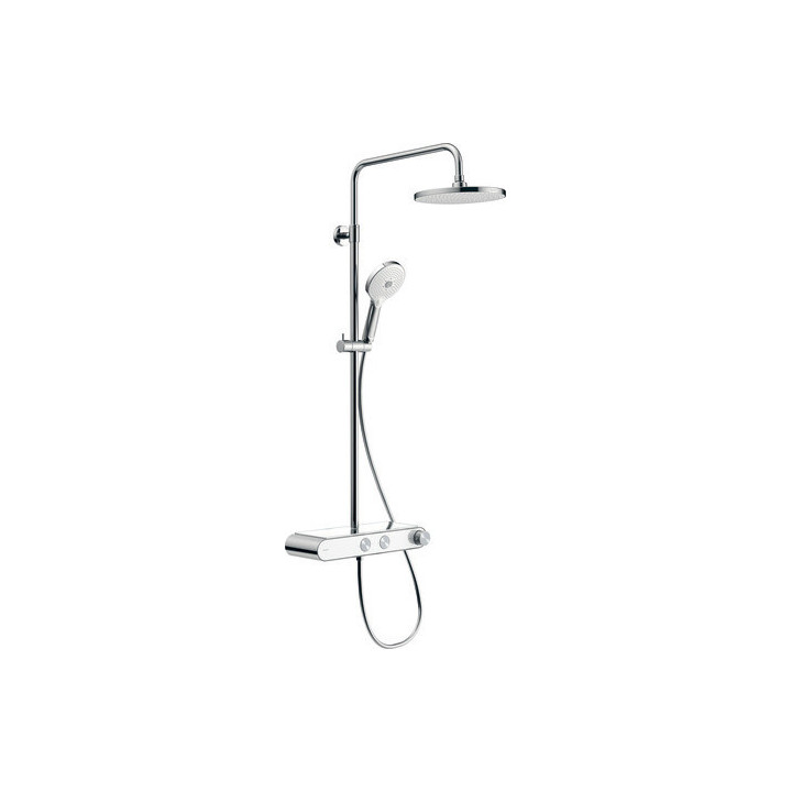 Brausestange 810mm, Duravit - Chrom/Weiß glänzend