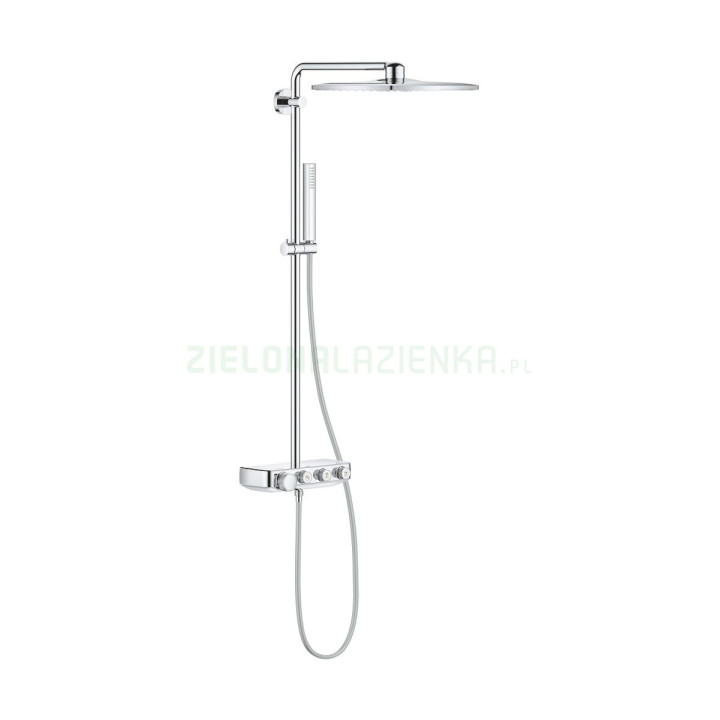 Brausearmatur mit Thermostat, DN 15 mit Set, Grohe Precision Flow - Chrom