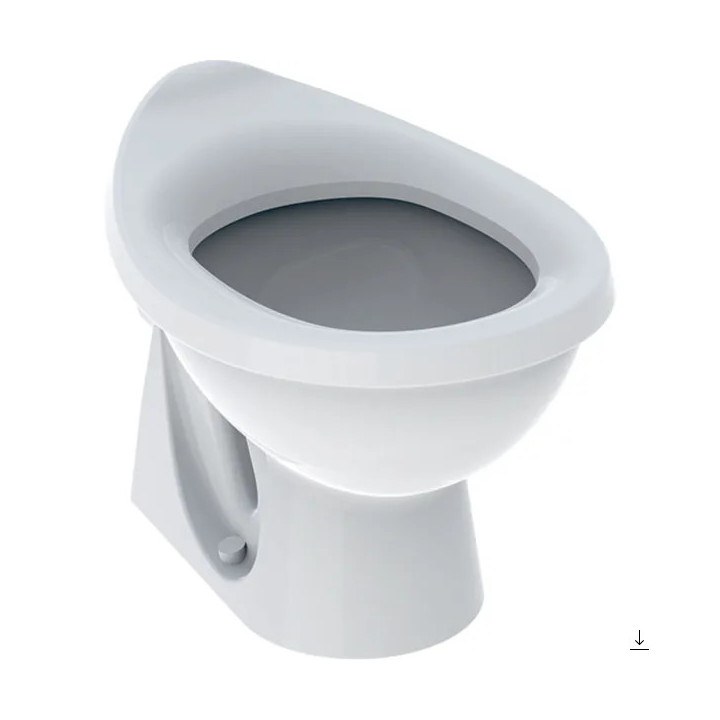 Stojącamiska WC dla dzieci z dekoracyjnymi nóżkami ,Tiefspül-, Geberit Bambini, weiß