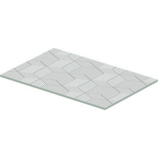  Wkłady szklane DuraSquare, Farbe weiß