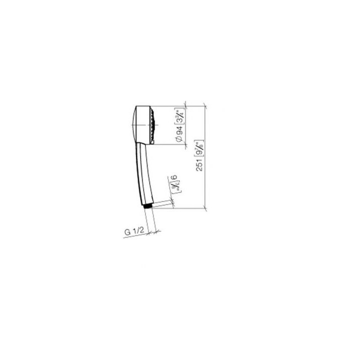 Handbrause Dornbracht Madison, Chrom