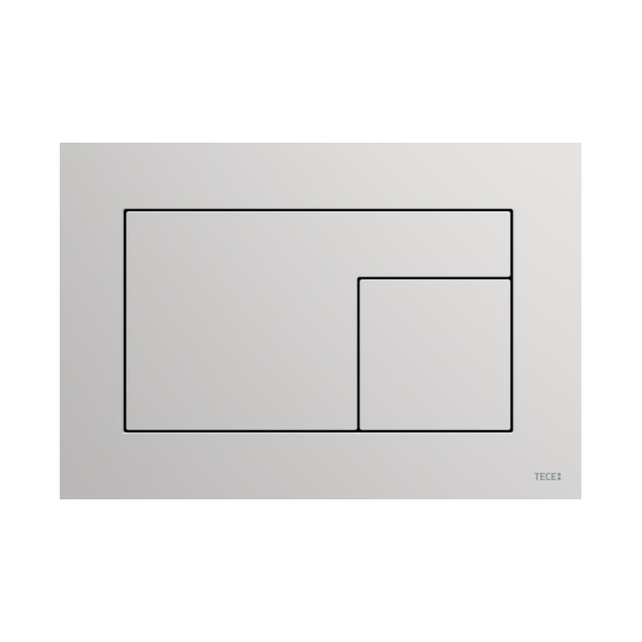 Spültaste TECEsquare do WC - Glas czarne, Betätigungstasten czarne