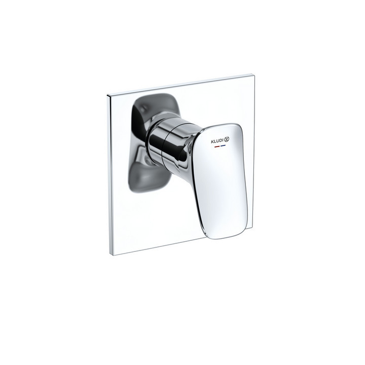 Armattur für die Wanne und die Brause Unterputz mit Thermostat Unterputz, Kludi Nova Fonte  , weiß matt