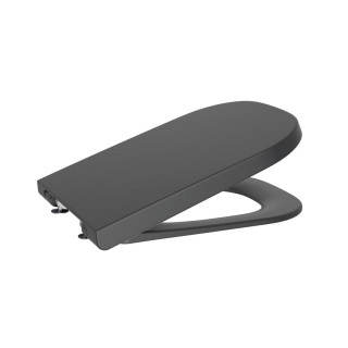 Becken WC abgehängt Roca Gap Rimless, 35x54cm,  schwarz matt