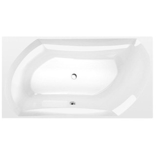Eck-badewanne mit Gestell 155x155x47cm Polysan BERMUDA,  weiß