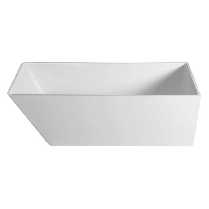 Badewanne freistehend 157x70x67cm Polysan TESS, weiß