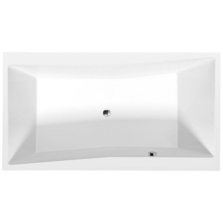 Asymmetrische badewanne 170x90x45cm Polysan ANDRA R, rechts, weiß
