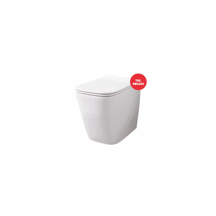 Becken WC ArtCeram A16 stehend bezrantowa 36x52cm, weiß