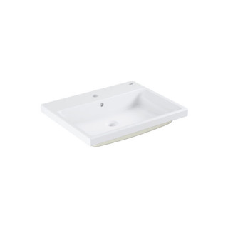 Einbauwaschtisch 60cm, Grohe Cube Keramik, weiß