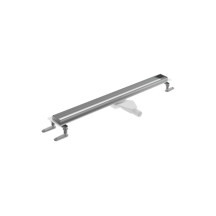 Ablaufrinne Excellent Stilio 90 cm mit Rost zum Einbau płytką