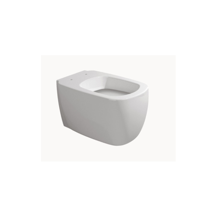 Becken WC hängend Flaminia Mono 52x35x32cm, weiß matt, Abfluss poziomy